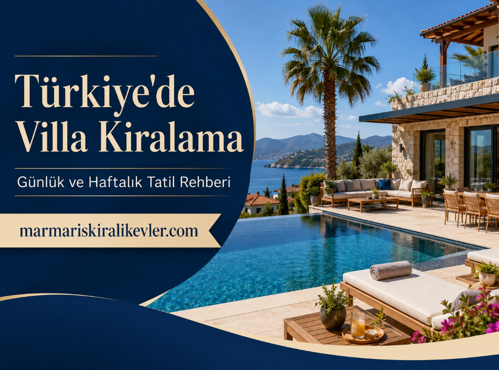 Günlük ve Haftalık Tatil İçin Türkiye'de Villa Kiralama