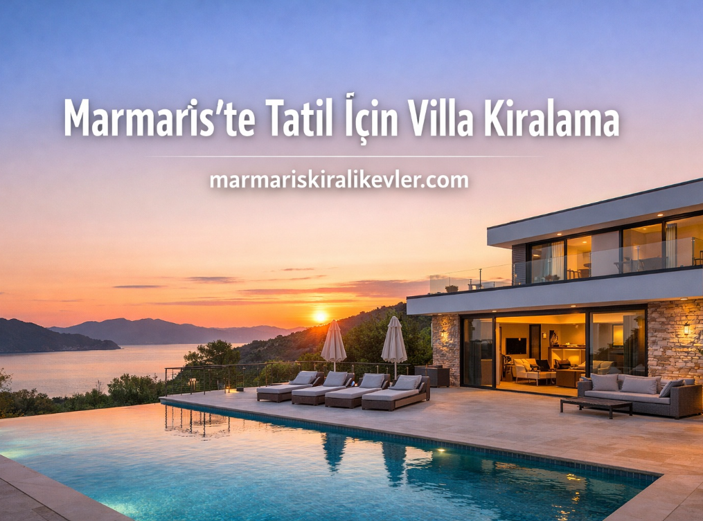 Marmaris’te Tatil İçin Villa Kiralama İle Günlük ve Haftalık Özel Tatil Rehberi